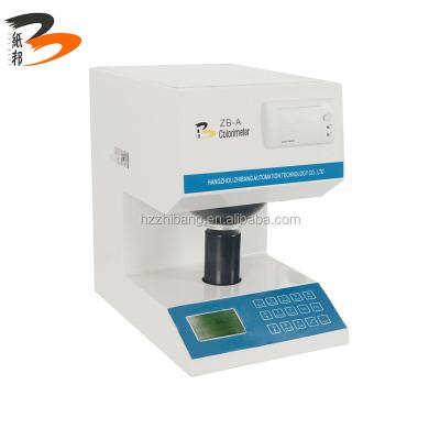 China Paper Testing Equipment ZB-A Co. R457 Whiteness Brightness Color Tester for sale