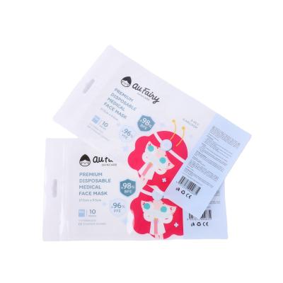 China Guangzhou Factory Recyclable Face Mask PET CPP Medical Pouch Bag Packing Bag For Disposable Face Mask for sale