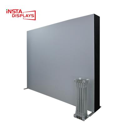 China 8ft Indoor 280w Edgelit Silicone Edgelit Lighting System Double Sided Graphic Aluminum Graphic Light Box Trade Show 8ft for sale