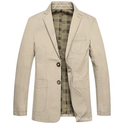 China Cotton Breathable Thin Simple Western Casual Jacket Men'S Small Suit Autumn Suit Jacket for sale