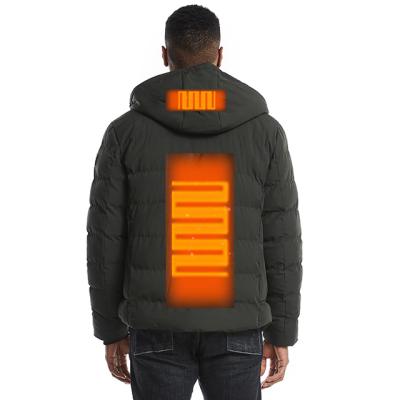 China Sustainable Jacket Mens Winter Heating USB Heated Down Jacket Mens Urban Wear for sale