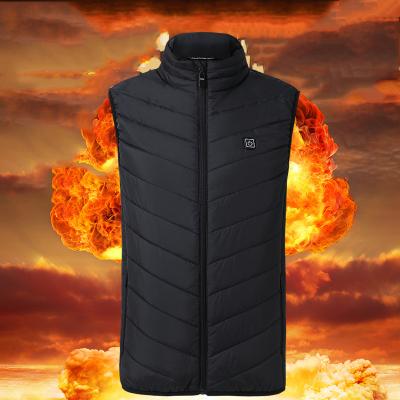 China Wholesale Anti-wrinkle Men's Waistcoat Vest Temperature Controller Heated Battery Heated Vest for sale