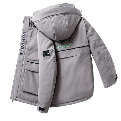 China Factory Viable OEM Men's Down Puffy Jacket Keep Warm Winter Work Jacket for sale