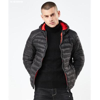 China Viable hot your custom nylon design men's lightweight padded jacket for sale