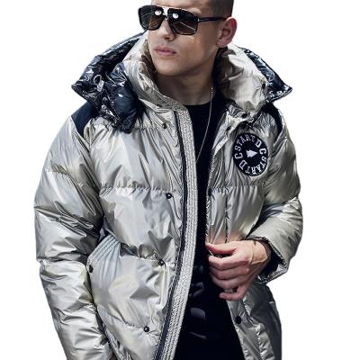 China New OEM Viable Factory Design Winter Custom Sublimated Padded Jacket Men Hood Replacement for sale