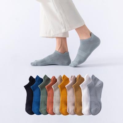 China Manufacturer wholesale QUICK DRY Boat Socks Low cut invisible liner socks with heel grips non-slip stylish shoes no show socks for sale