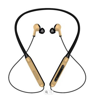 China Handfree BT 5.0 stereo heavy bass neckband neckband sports wireless magnetic tws metal earphones stereo heavy with MIC for sale