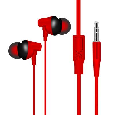 China 2020 hot new products oem in-ear 3.5mm cheap mobile earbuds in ear stereo wired headphones made in china for sale