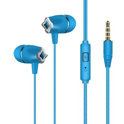 China In-Ear Wired Headphones Earphone Sound Quality Premium Blue Earbud Earphone for sale