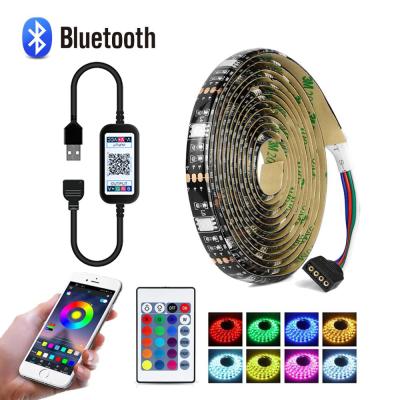 China USB 5050 RGB LED Streifen Flexibles Klebstoffband mit Fernbedienung LED Hintergrundlicht Streifen für Fernseher zu verkaufen