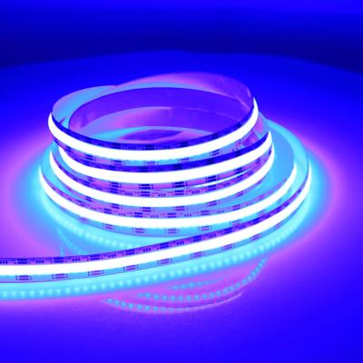 China High Density 24V 768 LEDs IP20 Cuttable and Flexible COB RGB LED Light Strip for sale