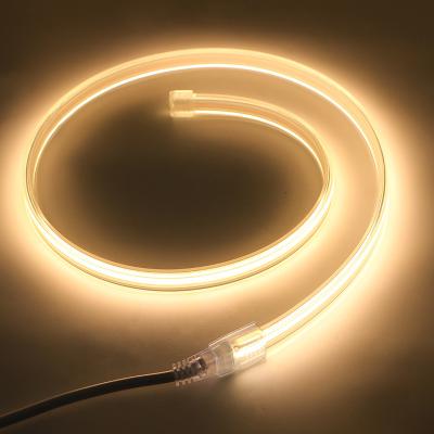 Chine 220V lampe à bande haute tension 14Watt 280leds Gel de silice Couverture IP20 LED COB Light Strip pour intérieur à vendre