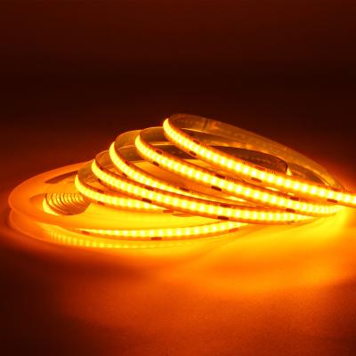 China Lâmpadas de banda LED 252LED 12V/24V 8mm Lâmpada de banda de largura Flexível IP20 Decoração COB Lâmpada de banda LED à venda