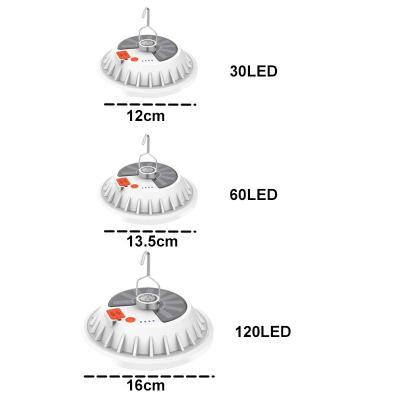 Chine Lumière de tente à commande à distance à LED solaire personnalisée Lumière de chargement d'urgence solaire super brillante Lumières de camping solaire à vendre