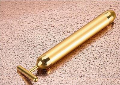 China 24K Gold Facial Massager with Micro-Vibration for Wrinkle Removal and Skin Firmness for sale