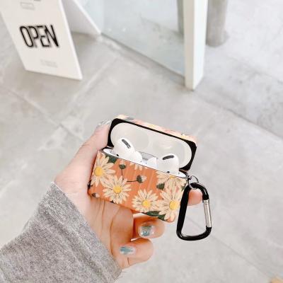 China Full Protective Durable Shockproof Drop Proof Floral Shockproof Case With Key Chain Compatible For Apple Airpods Pro With Key Chain for sale