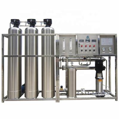 China 1000LPH Water Purification Reverse Osmosis Water Treatment Plant Sewage Treatment Equipment Industrial RO Desalination System for sale