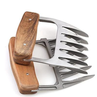 China Viable BBQ Tool Shredding Bifurcates Meat Shredder Bear Claw Meat Claws For BBQ Heat Resistant Ultra Sharp Hog Blades Separator for sale