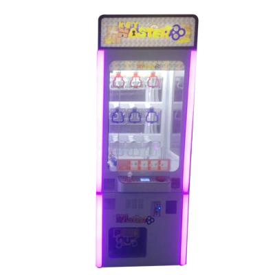 China Coin Operated Amusement Indoor Sports Metal Mini Key Master Prize Out Crane Vending Gift Game Machine For Sale for sale