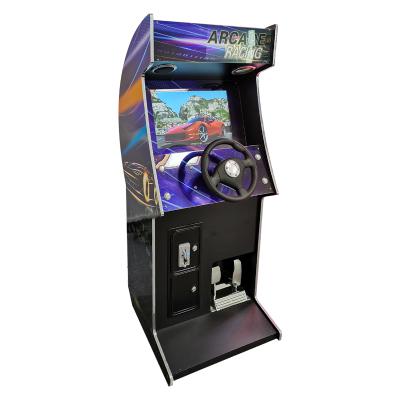 China Outdated Visual Electronic Video Game Machine Coin Operated Arcade Car Racing Wooden Cabinet For Sale YUTO-AW for sale