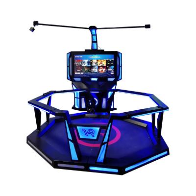 China Fiberglass Amusement Park Fantasy Virtual Reality HTC VR Battle Multiplayer Space Walking VR Game Platform Simulator For Sale for sale