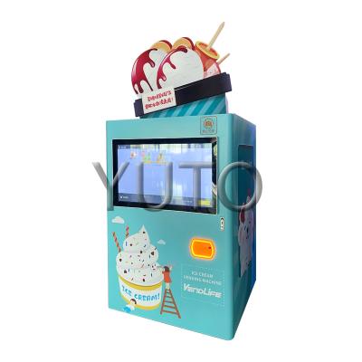 China Factory Price Hot Sale Hypermarket Smart Indoor Ice Cream Machine | Supermarket Make Money Vending Machine For Sale 1950*1255*1130mm for sale