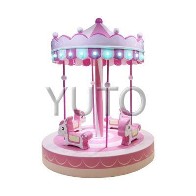 China Steel structure+motor+sheet+fiberglass reinforced amusement park plastic indoor luxury carousel|Factory price luxury carnival rides merry go round game for sale for sale