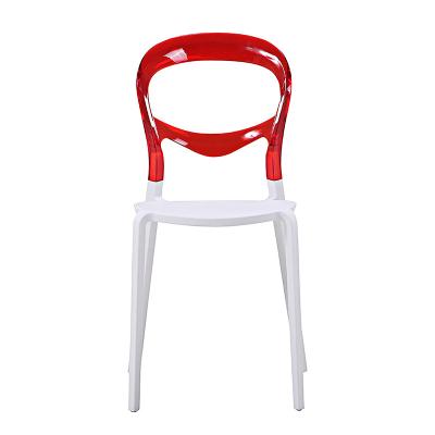 China Modern Garden Wedding Chair Hotel Plastic Stackable Outdoor Home Furniture EUROPEAN Garden Dining Chair for sale