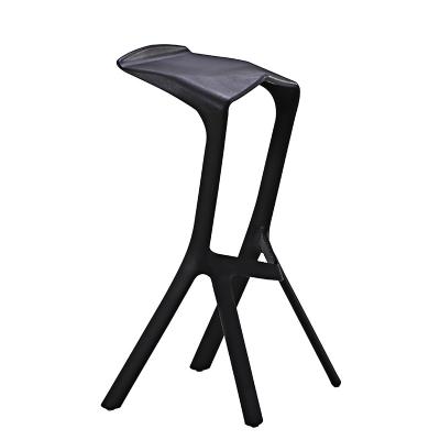 China Fancy Design Full PP Plastic High Bar Chair Cooling Bar Stool Dining Lounge for sale