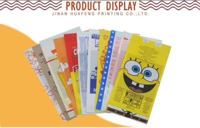 China Disposable Microwave Popcorn Paper Bags without diacetyl or PFOA for sale