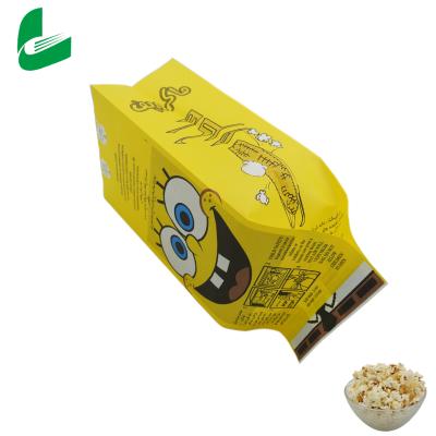 China Disposable Microwave Popcorn Paper Packaging Bags Without Diacetyl Or PFOA for sale