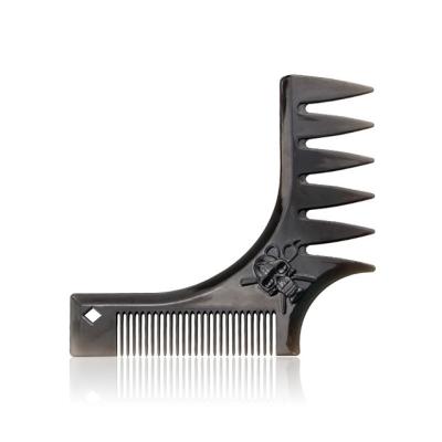 China Customizable Skull Beard Template Comb Logo DEEP CLEANING Beard Trimming Landmark for sale