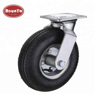 China For Industrial For Industrial 224mm 260mm 300mm Swivel 400mm Air Pneumatic Tire Heavy Duty Caster for sale