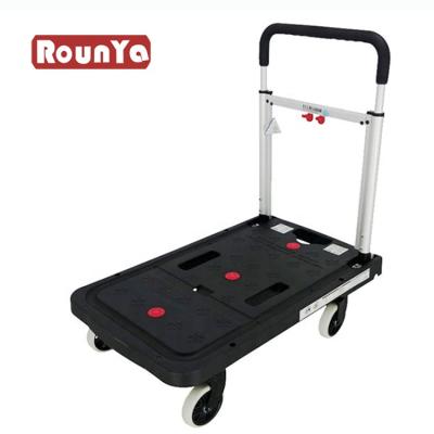 China Rounya Tools 300 Pound Capacity 4 - Platform Hand Wheel Foldable Cart for sale