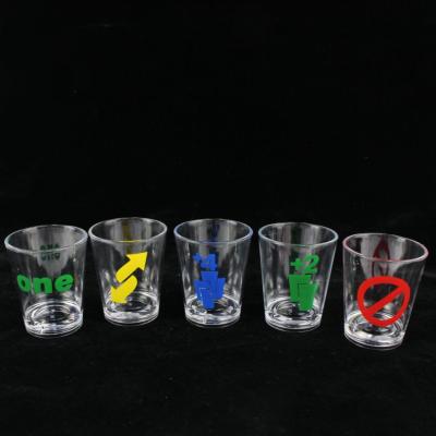 China 2OZ Eco-friendly Transparent Plastic Pulled PS Mug For Promotion for sale