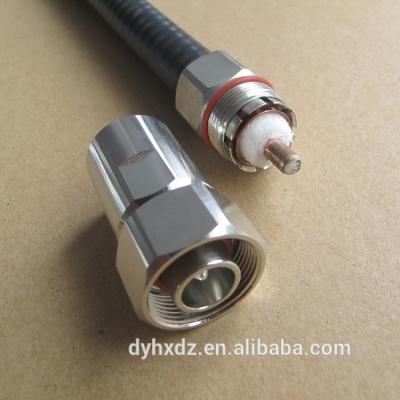 China RF Connector RF Mini Din Male Plug (4.1/9.5 type) for 1/2 superflex cable 4.1/9.5 connector for sale