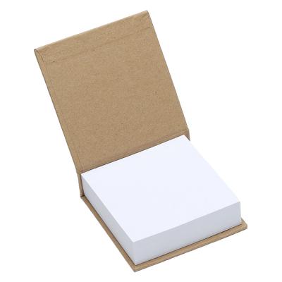 China Wholesale Self Adhesive Kraft Paper Recycled Cover Memo Pad Custom 200 Sheets Adjust Shape Note Paper Notepad For Office for sale