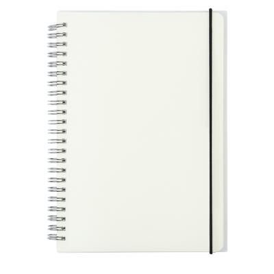 China Wholesales spiral pp cover notebook cover transparent plastic diary page custom inner notebook for sale