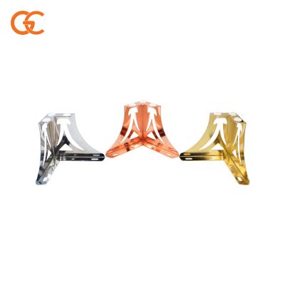 China Modern Popular Furniture Iron Pattern Metal Base Legs Tea Table Legs Sofa Legs Light Luxury Straight Popular Feet for sale