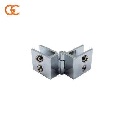 China Hot Selling Modern Simplicity Double Side Door Hinge Custom Metal Casting Close Glass Flange For Shower Room for sale