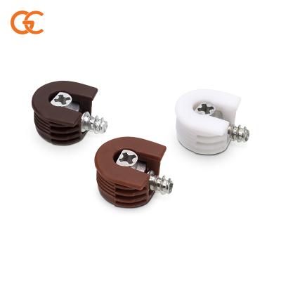 China ZINC 3 in 1 Furniture Wardrobe Connector Shelf Support Cam Lock Wood Screw Connector for sale