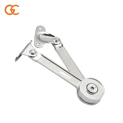 China 195Mm Modern Cabinet Door Lid Stay Hinge For Cabinet Top Fin Aluminum Frame Door Fin Stay for sale