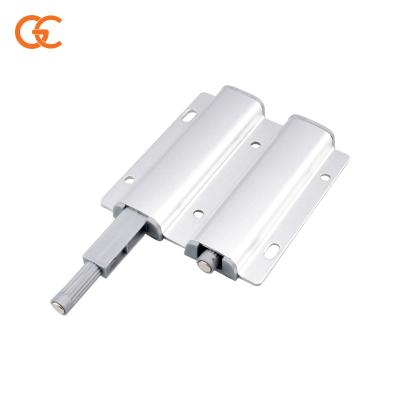 China New Modern Magnetic Device Spring 141MM Connected Contact Locks Self Closing Hinges Cabinet Buffer Damper for sale