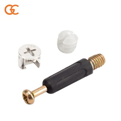 China Modern security three in one fitting furniture nuts and bolts cam lock fasteners for sale