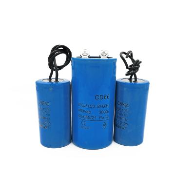 China CBB60 Automotive Industry Pump Motor Starter High Quality Capacitor for sale