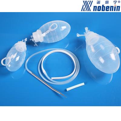 China Disposable Medical Silicone Closed Coiled Tubing With Negative Pressure Suction Reservoir for sale