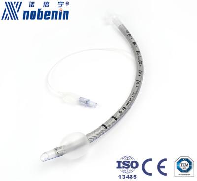 China Disposable pvc reinforced cuffed endotracheal tube and and tube for tracheostomy intubation for sale