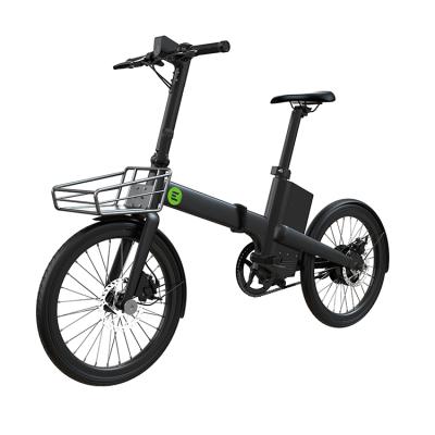 China New Design 250w Aluminum Alloy 20 Inch Mini Portable Electric Bike Folding E-Bike Folding Electric Bike for sale