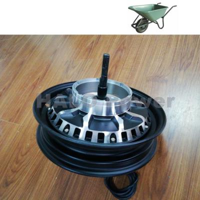 China Waterproof Powerful 500w, 1000w Electric Wheelbarrow Motor Kits DC Hub Motor Wheelbarrow Motor Kit for sale