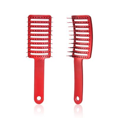 China For Home Use Anti Static Heat Resistant Curved Row Hairdresser Brush Massage Comb, Suitable For Professional Salon Barber Hair Hairdressing Design for sale